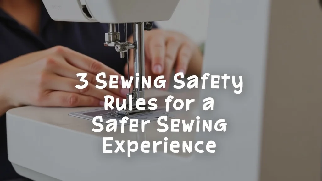 3 Sewing Safety Rules for a Safer Sewing Experience